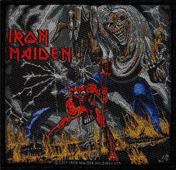 Iron Maiden- The Number Of The Beast Woven Patch (ep652)