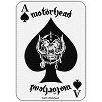 Motorhead- Ace Of Spades Card Woven Patch (ep898)