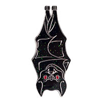 Hannging Glitter Bat Enamel Pin by Kreepsville 666 (mp401)