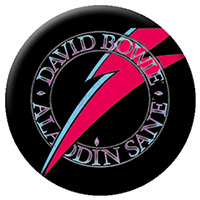David Bowie- Aladdin Bolt pin (pinX10)