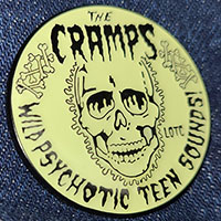 Cramps- Wild Psychotic Teen Sounds Enamel Pin (Glows In The Dark!)