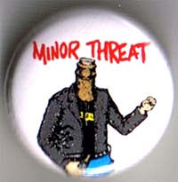 Minor Threat- Bottled Violence pin (pin934)