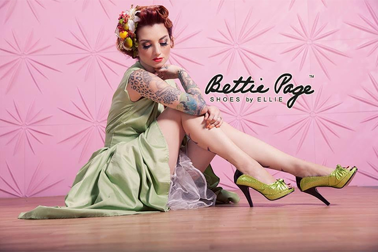 Bettie Page Shoes by Ellie Angry, Young and Poor