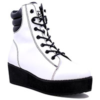 Darby Boot by Strange Cvlt - in white - SALE men's 8 & 9/ women's 10 & 11 only