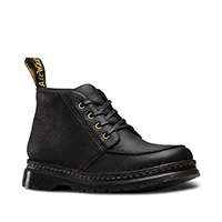 Austin Moc Toe SoftWair 4 Eye Boot in Black Grizzly by Dr. Martens - SALE UK 11/US Men's 12 only