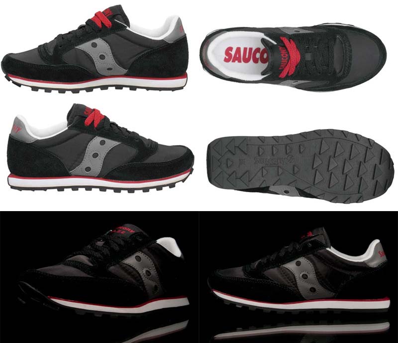 saucony jazz low pro black