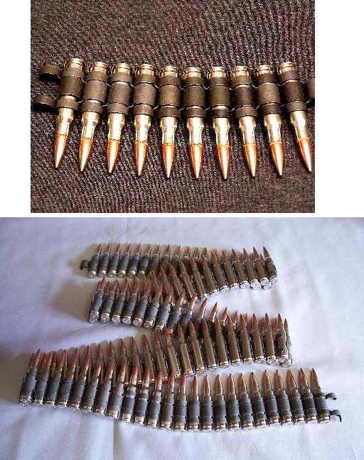 .308 Nickle Bullets With Copper Tip (Strip of 10)
