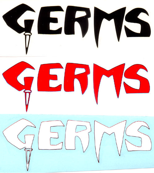 Germs- Logo ruboff sticker