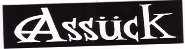 Assuck- Logo sticker (st222)