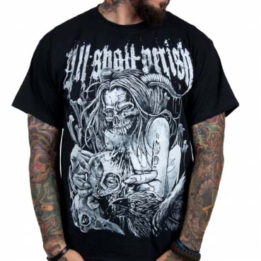 All Shall Perish- Bird Flu on a black shirt