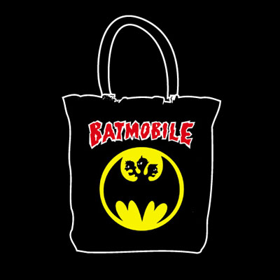 Batmobile- Batmosignal tote bag