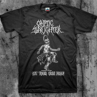 Cryptic Slaughter- Set Your Own Pace on a black shirt (Sale price!)