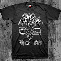 Cryptic Slaughter- Hardcore Thrash on a black shirt (Sale price!)