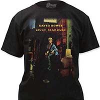 David Bowie- Ziggy Stardust Cover on a black shirt (Sale price!)