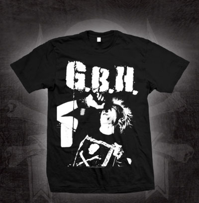 GBH- Colin Singing (Holding Mic Up) on a black shirt