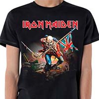 Iron Maiden- The Trooper on a black shirt