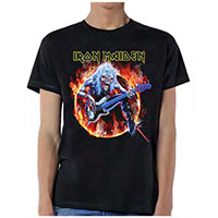 Iron Maiden- Fear Of Flames on a black shirt (Sale price!)