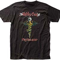 Motley Crue- Dr. Feelgood (Full Color Print) on a black ringspun cotton shirt (Sale price!)