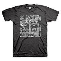 Subhumans- What's Your Reason For Existence? on a black shirt