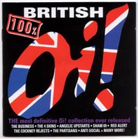 Show product details for V/A- 100% British Oi! double CD