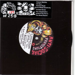 8 Up Records 7" (Angel Face, A Disco For Ferns, Unpatriotics, Dead Pawns)