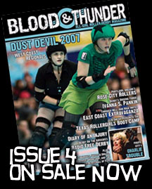 Show product details for Blood & Thunder #4 Zine Summer 2007 Roller Derby - SALE