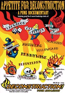 Appetite For Deconstruction DVD (Anti Flag, Pennywise, Strike Anywhere, From Autumn To Ashes, more!)