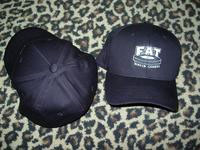 Fat Wreck Chords- Logo embroidered on a black flex fit baseball hat