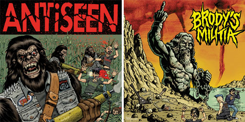 Antiseen/Brody's Militia- Split 7"