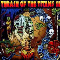 V/A- Thrash Of The Titans 2 LP (Riistetyt, 9 Shocks Terror, Vitamin X, Voetsek, more!)