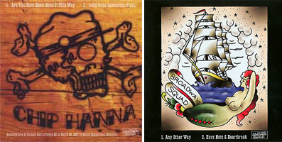 Chip Hanna/Broadway Squad- Split 7" (Ex-US Bombs! Colored vinyl, only 300 pressed!)
