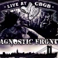 Agnostic Front- Live At CBGBs CD/DVD (Sale price!)