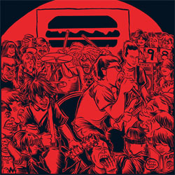 American Cheeseburger/Religious As Fuck- Split LP