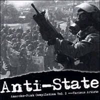 Show product details for V/A- Anti-State, Anarcho Punk Compilation Vol 2 CD (Mob, Flux Of Pink Indians, Disrupters, Toxic Waste, Subhumans, Amebix, Poison Girls, more!)