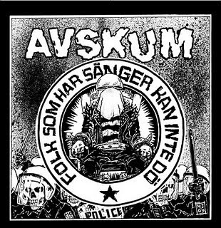 Avskum-  Folk Somhar Sanger 7" (Ltd Ed Clear Vinyl!)