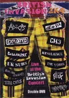 British Invasion 2K4 double DVD (Adicts, Exploited, Discharge, UK Subs, Cockney Rejects, Total Chaos, Cheap Sex, CH3, Resilience, Voids, NY Rel-X, and Rotting Stiffs)