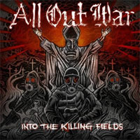 All Out War- Into The Killing Fields LP (Clear Red Vinyl!)