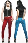 Show product details for Leopard Print Junkie Girls Stretch Jean by Lip Service - SALE