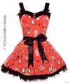 Show product details for Rocka Mini Dress by Hell Bunny