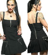 Show product details for Pleated Bondage Dress by Lip Service - SALE