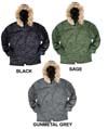 Show product details for N-3B Hooded Flight Parka by Alpha Industries