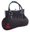 Show product details for Black Mambo Skull Purse By Hell's Belles