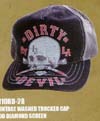 Show product details for Blood Diamond washed trucker hat by Dirty Devil