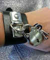 Padlock Leather Cuff from Tiger of London