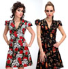 Short Sleeve Dress by Living Dead Souls