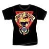 Show product details for Diamond Auxiliary on a black girls fitted shirt by Dirty Devil