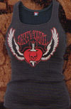 Show product details for Devil Bomb on a black womens beater by Dirty Devil - SALE