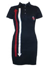 Show product details for Arrows Navy Polo Dress by England Belongs