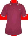 Show product details for England Belongs Mens Fitted Oxblood Polo Shirt