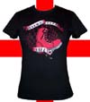Show product details for Working Class Girl on a black girls fitted shirt by England Belongs
